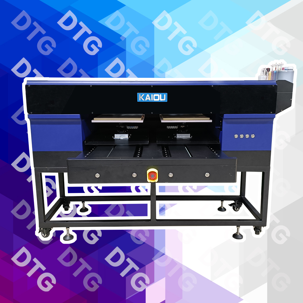 kaiou Großformat-DTG-Drucker Doppelte Druckplattform-T-Shirt DTG-Maschine