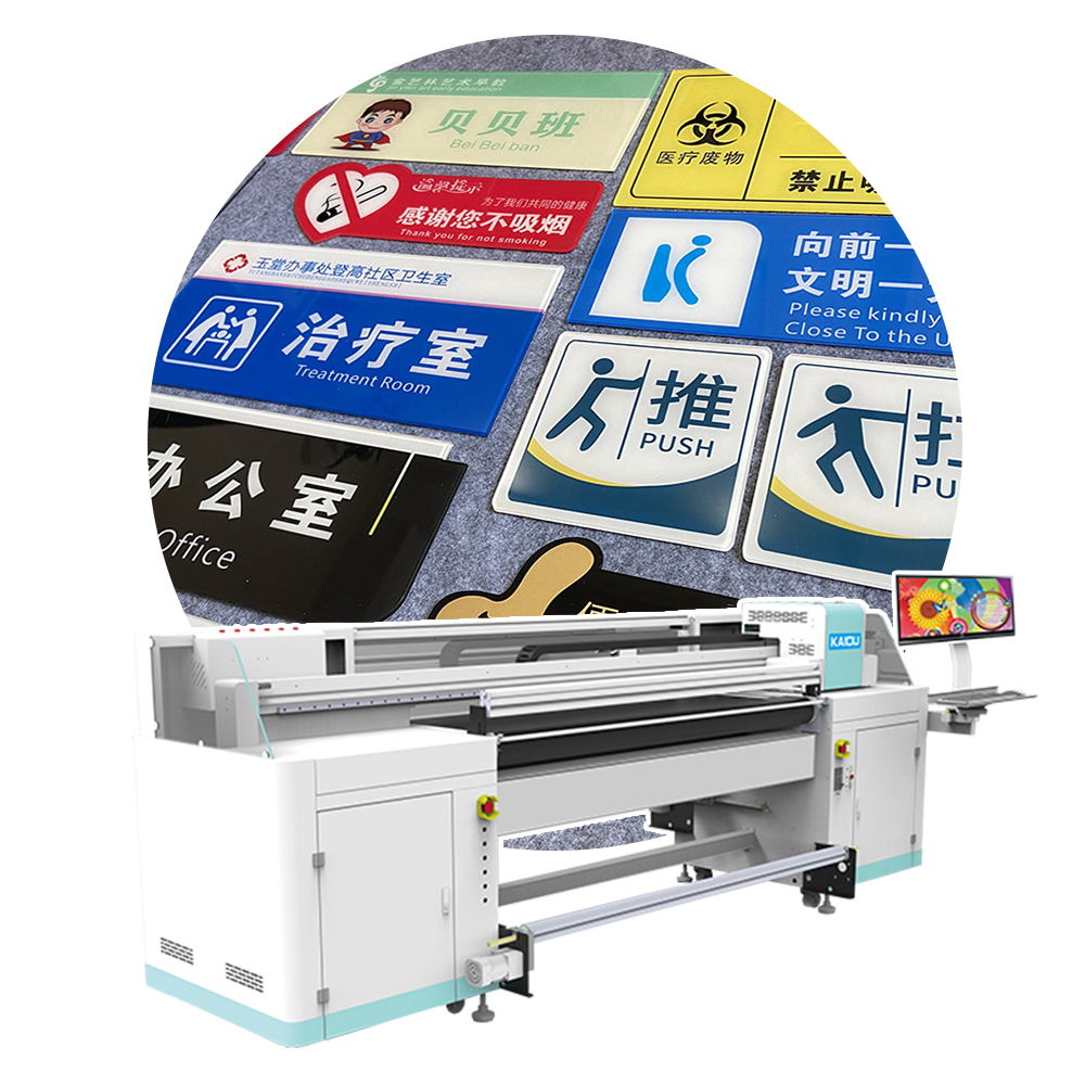 kaiou Platten- und Rollen-integrierter UV-Drucker i3200 Druckkopf 1,8 m Druckbreite