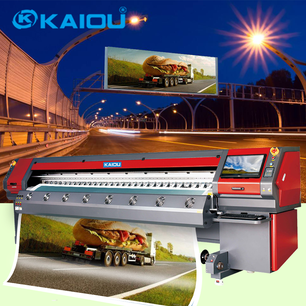 KAIOU Solvent Printer 4*512i Druckkopf 3,2 m Druckbreite Outdoor-Drucker